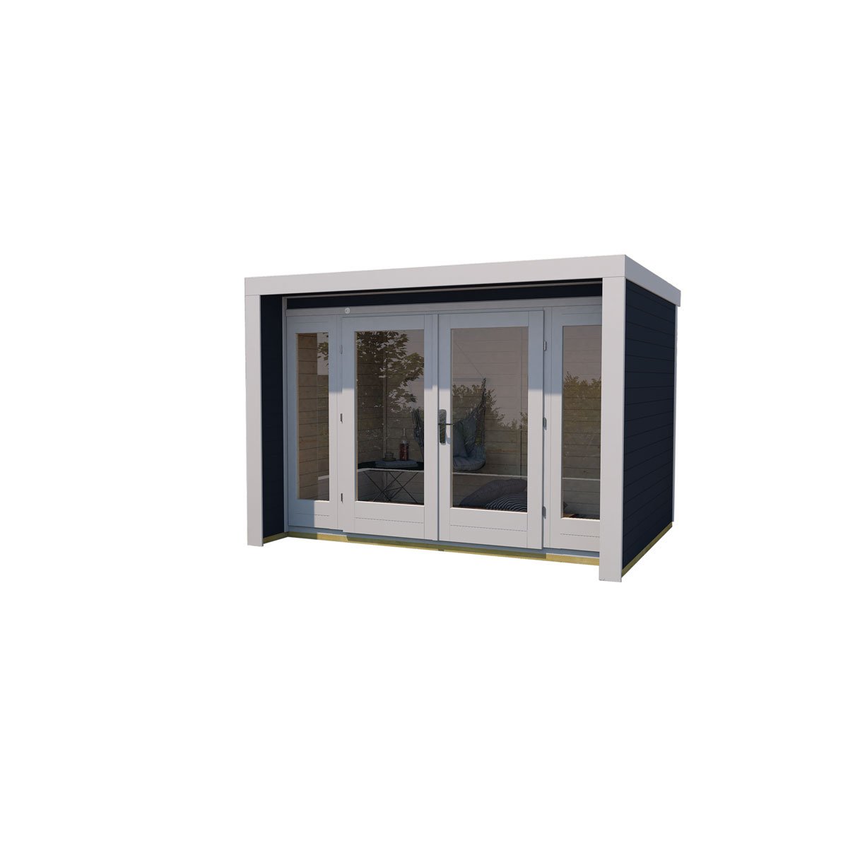 Weka Designhaus 263 Größe 2 300 x 235 cm schwarz Bild 2