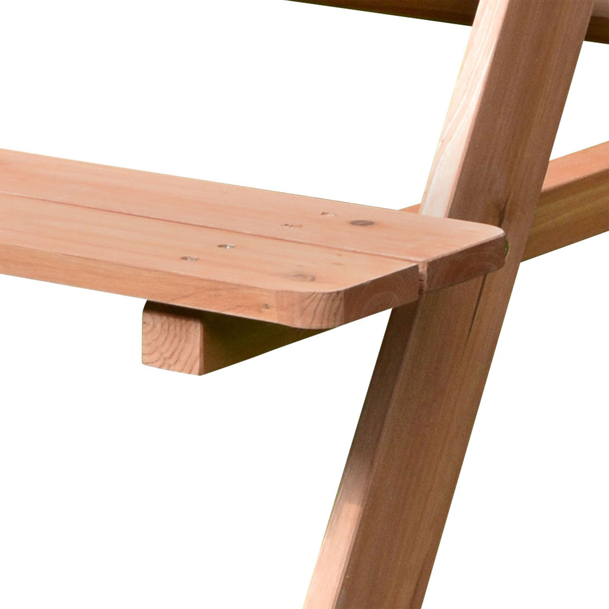 Coemo  Picknicktisch Kindersitzgruppe Holz Farbe Natur Bild 4