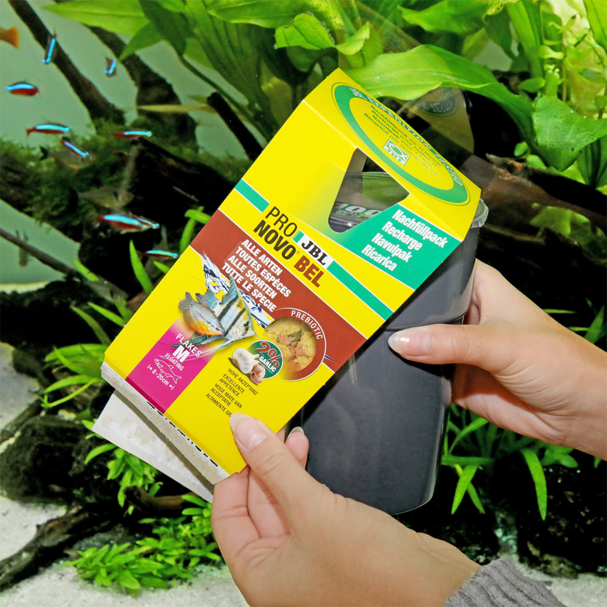 Fischfutter PRONOVO BEL FLAKES M 750 ml Bild 4