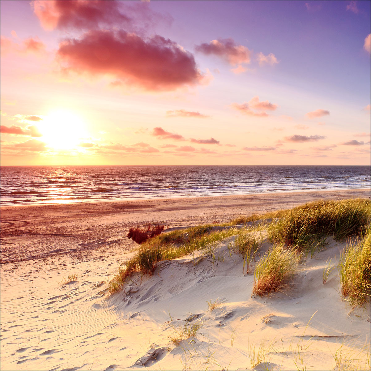 Glas-Art Sea Harmony 20 x 20 Glasbild Bild 1