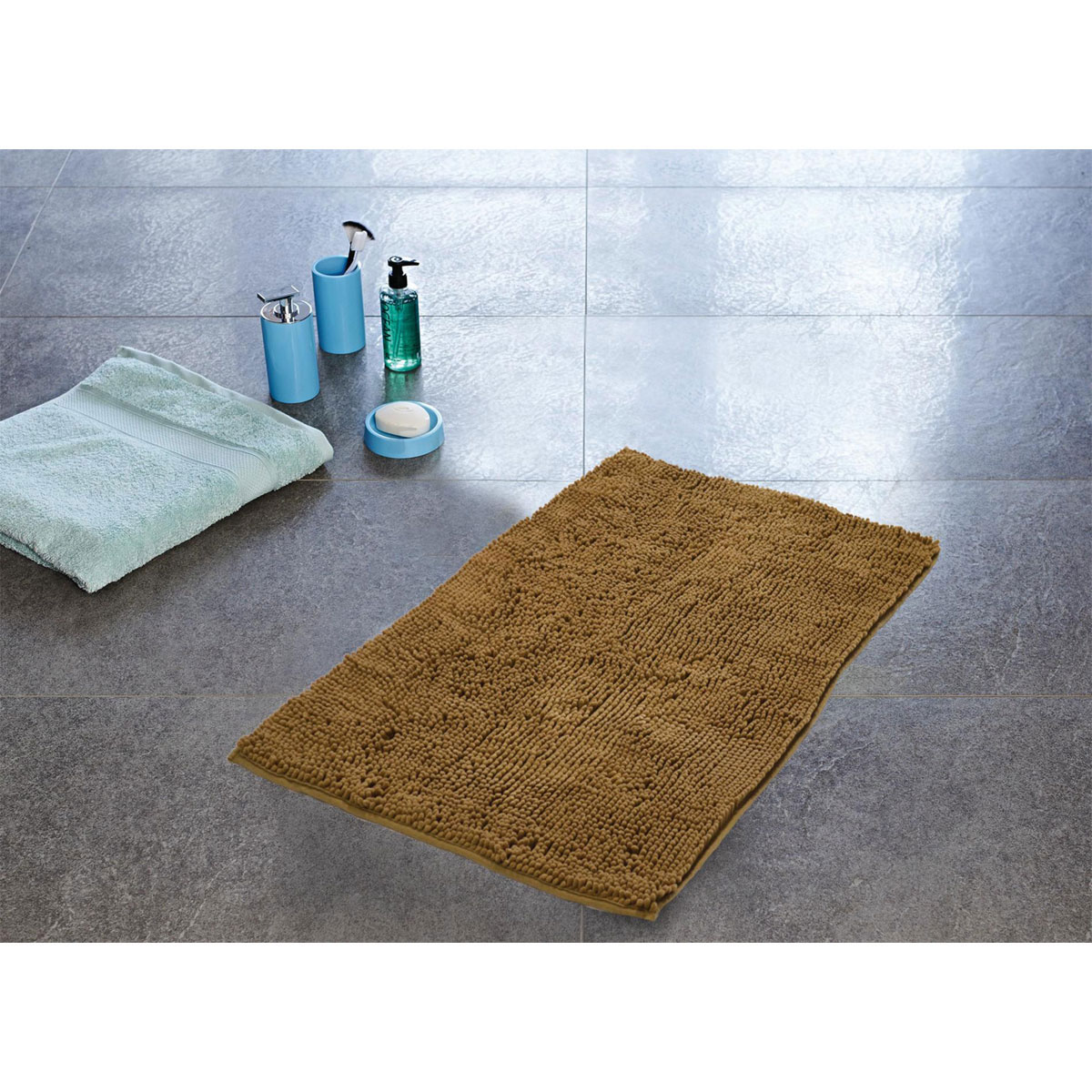 Ridder  Teppich Soft 55 x 85 cm beige Polyester-Microfaser Bild 2