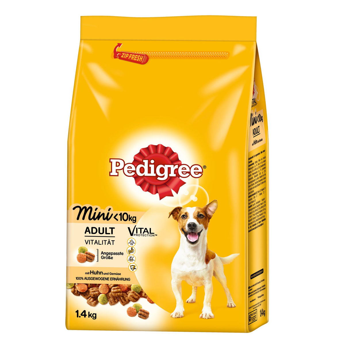 Pedigree Trocken Adult Mini mit Geflügel 1,5kg