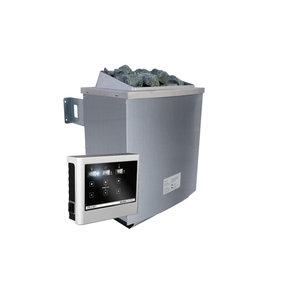 Karibu Saunahaus Cuben 38 mm Ofen 9kW externe St Bild 6