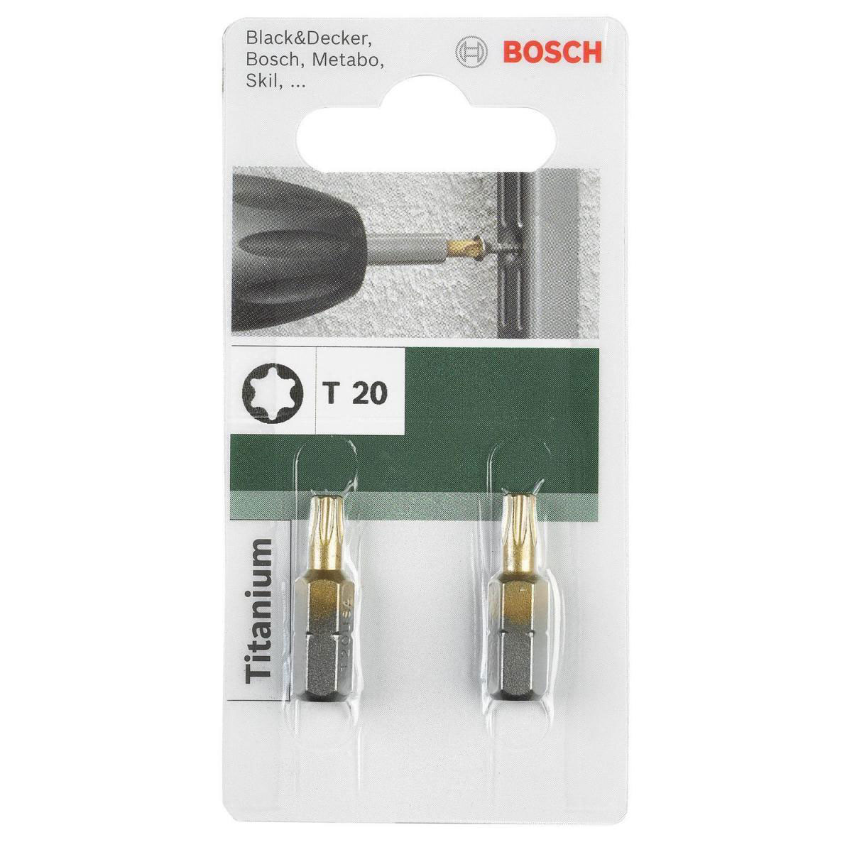 Bosch  Torx-Bit 1/4 Titanium T10 25 mm Bild 4