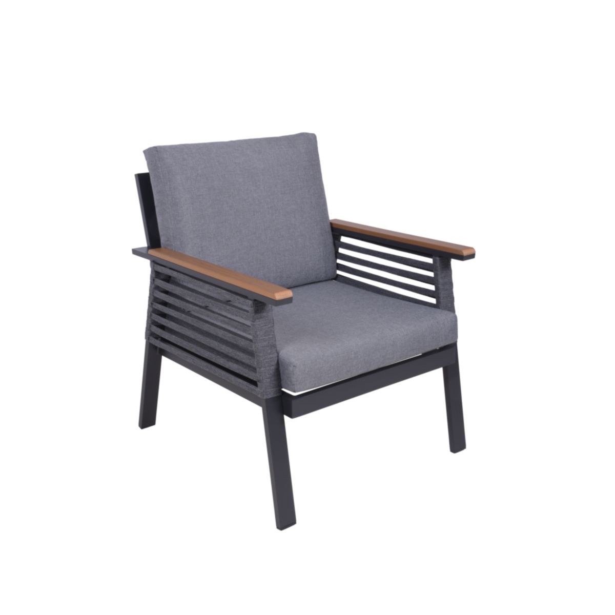 Garden Pleasure Lounge-Gruppe DENIA Aluminium, Non-Wood, Seilbespannung Bild 3