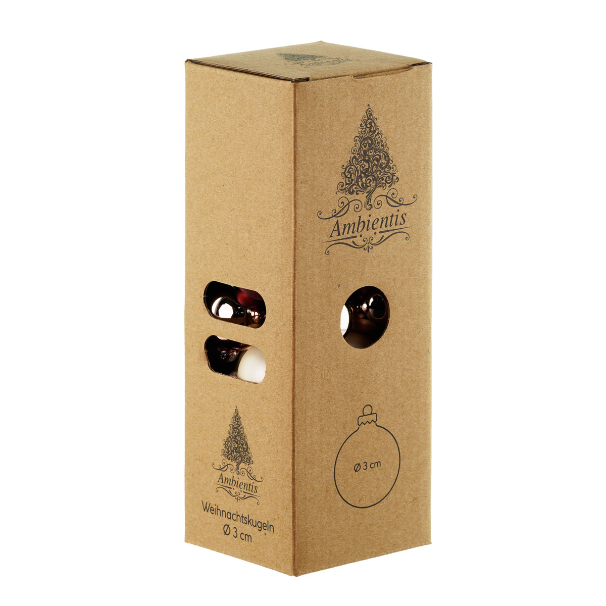 Ambientis Glaskugeln 3 cm altrosa Mix Bild 2