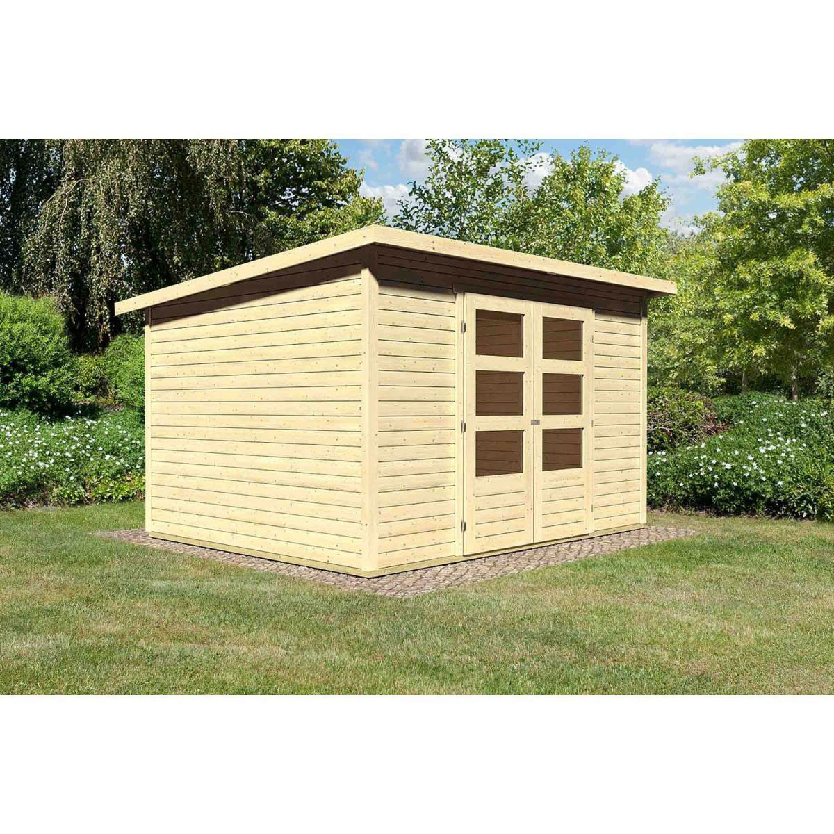 Karibu Gartenhaus Stockach 5 naturbelassen Bild 1