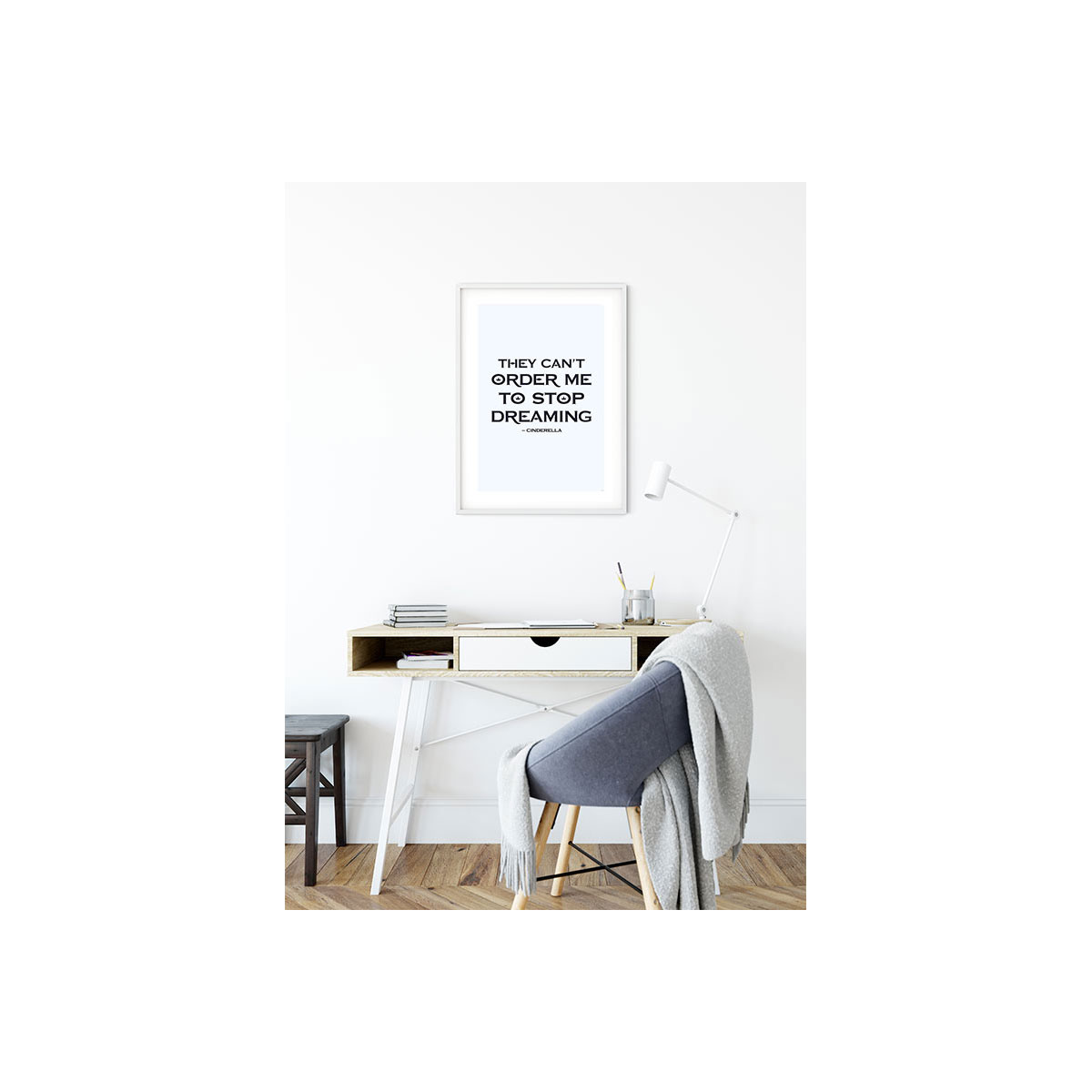 Komar  Wandbild Cinderella Quote 40x50 cm Bild 10