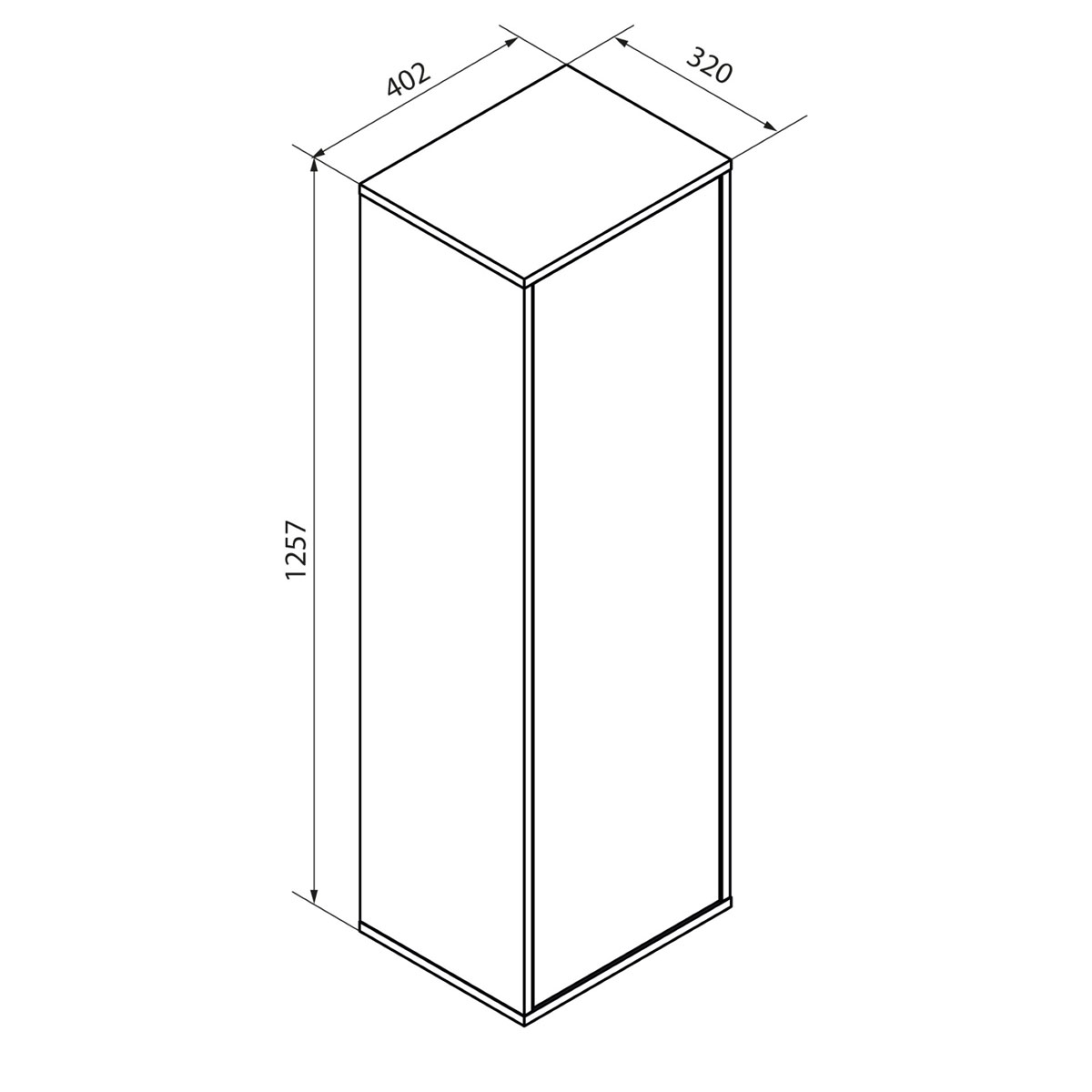Fackelmann Set Badmoebel-Set Vita 120cm Breite bestSPS WBU+Gussmarmor-WT SummerOak grifflos Bild 11