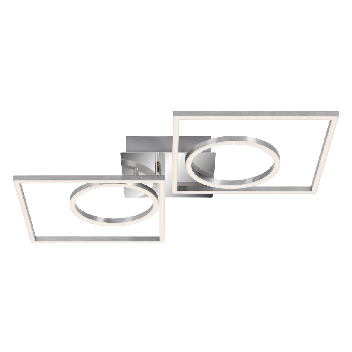 Briloner LED-Deckenleuchte Frames drehbar rund 66 x 52 cm