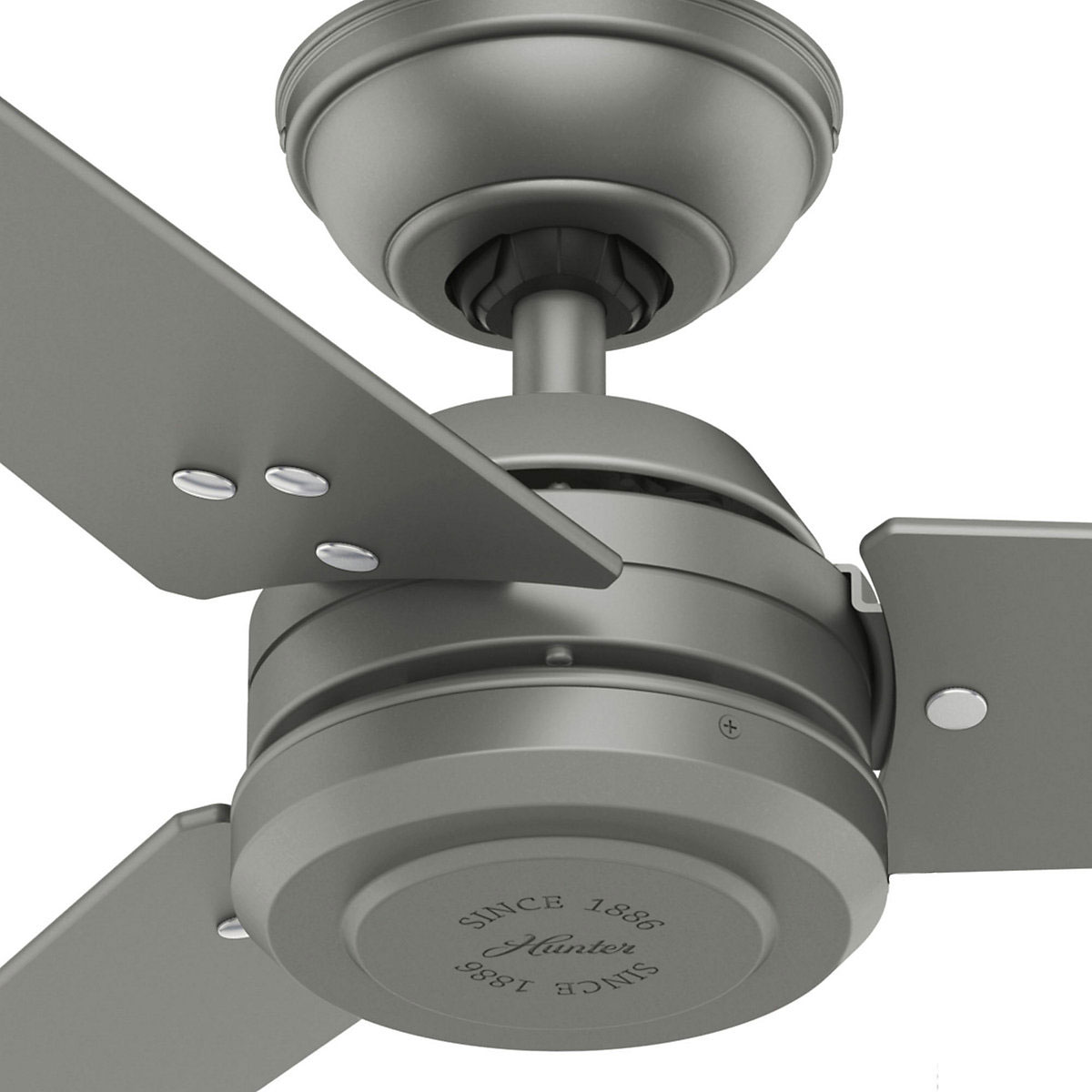 Hunter Fan Hunter Deckenenventilator Protos 132 cm mattes silber Bild 4