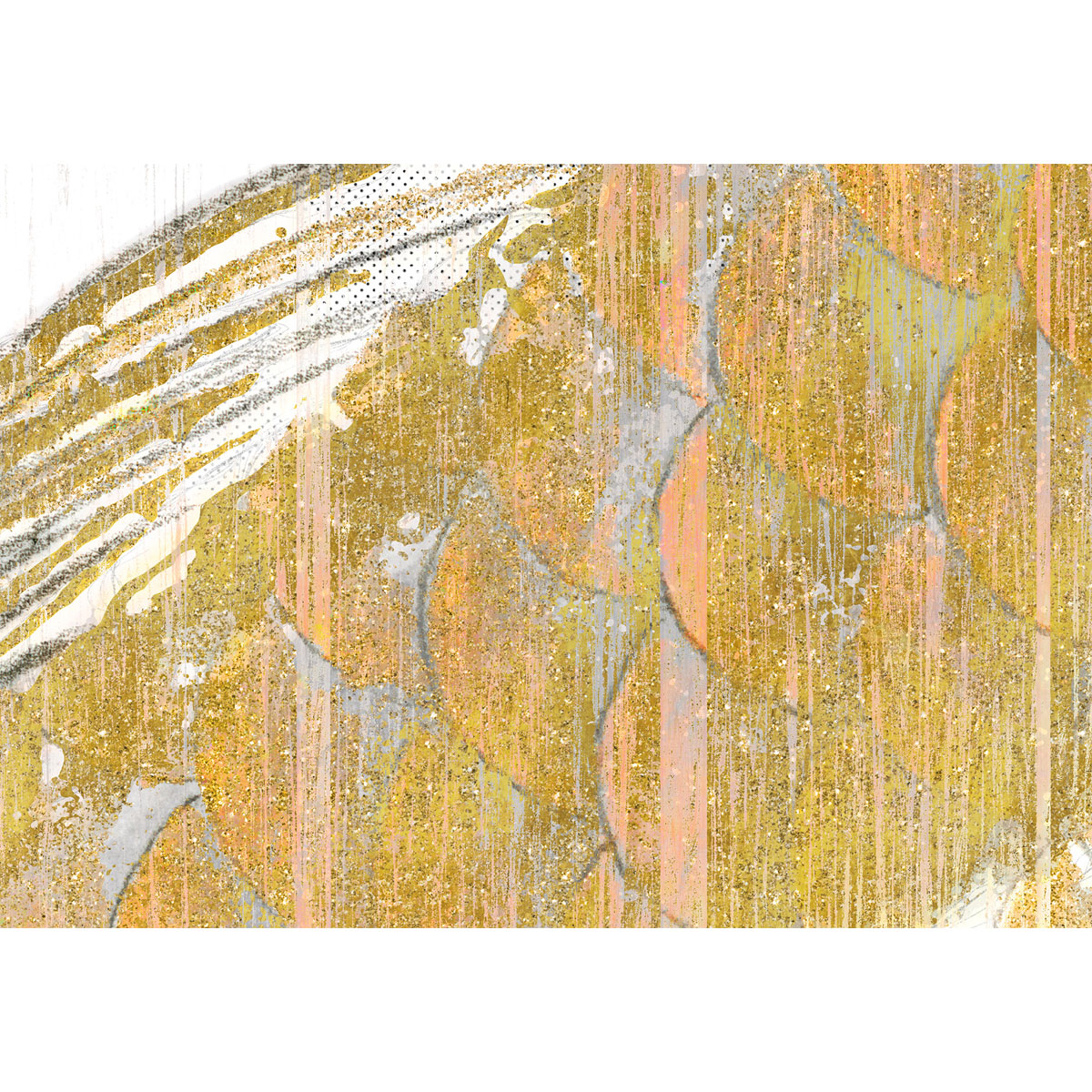 Komar  Vlies Fototapete Golden Koi 400x280 cm Bild 4