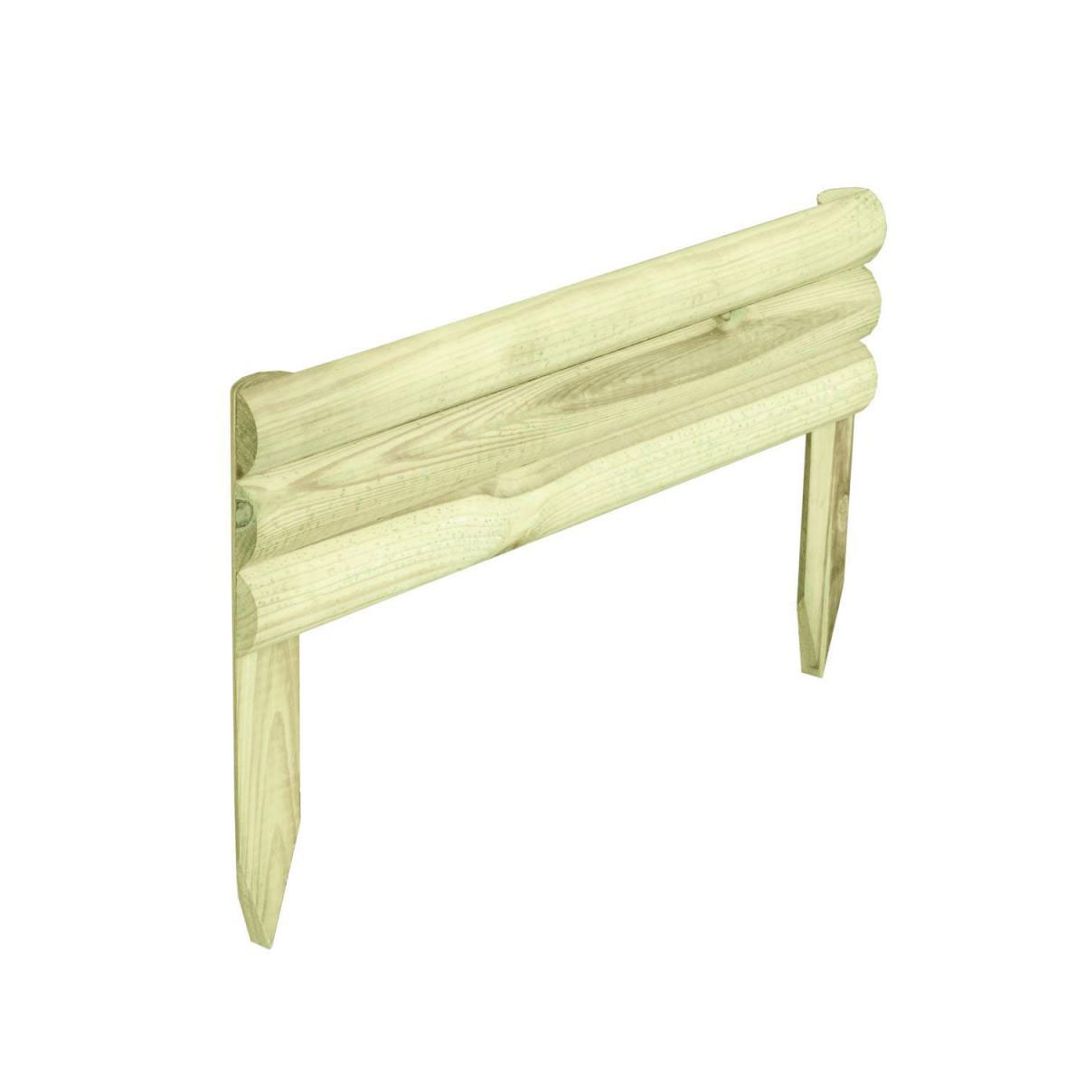 Vampir-Zaun horizontal gerade 2 Zähne