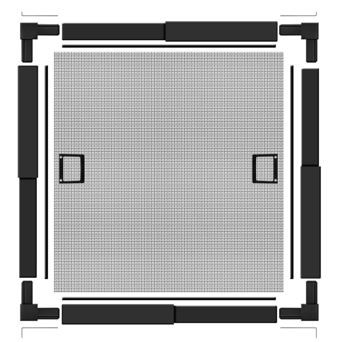 Schellenberg Insektenschutz-Fenster Telescope 140 x 150 cm anthrazit Bild 5