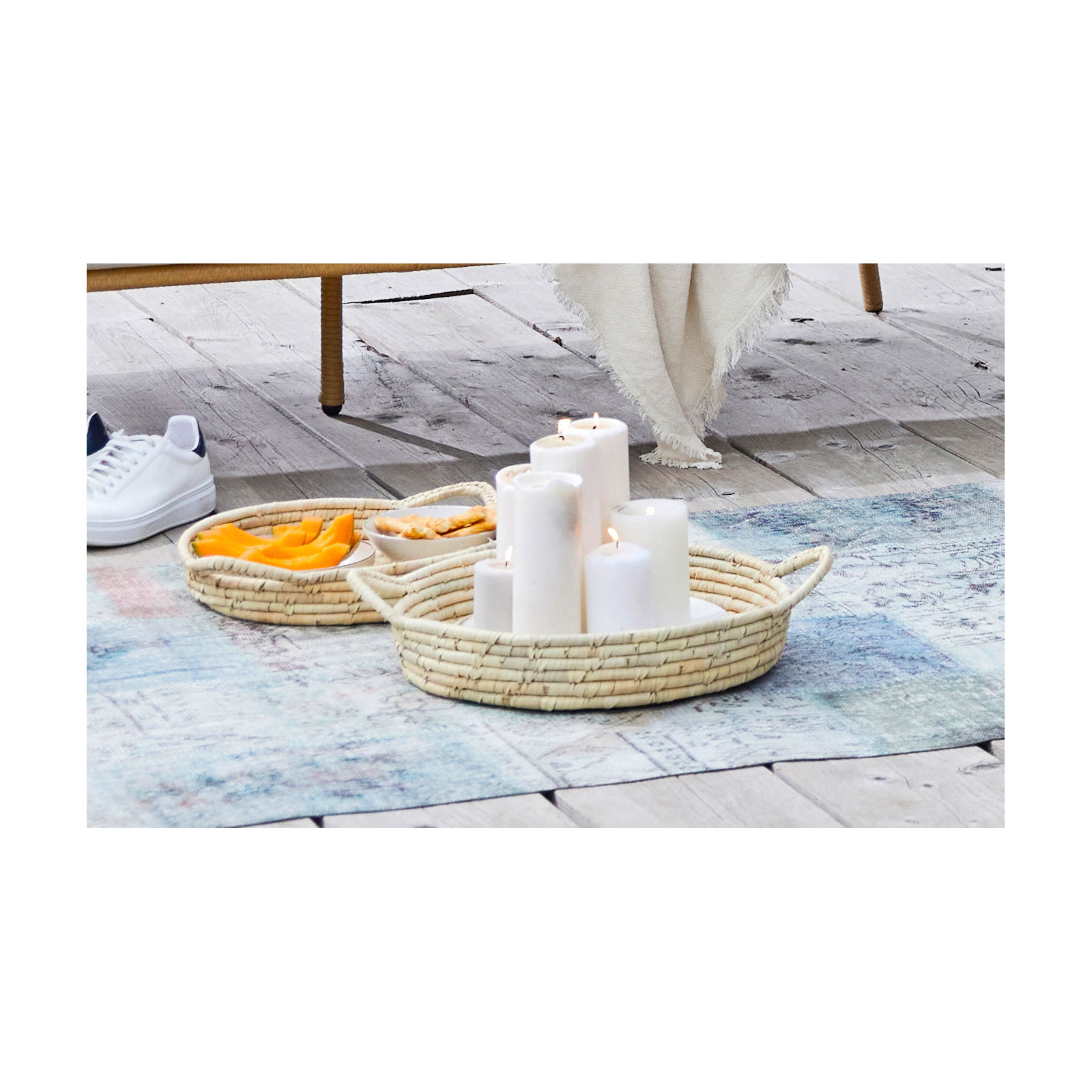 Korb-Tablett klein Rico