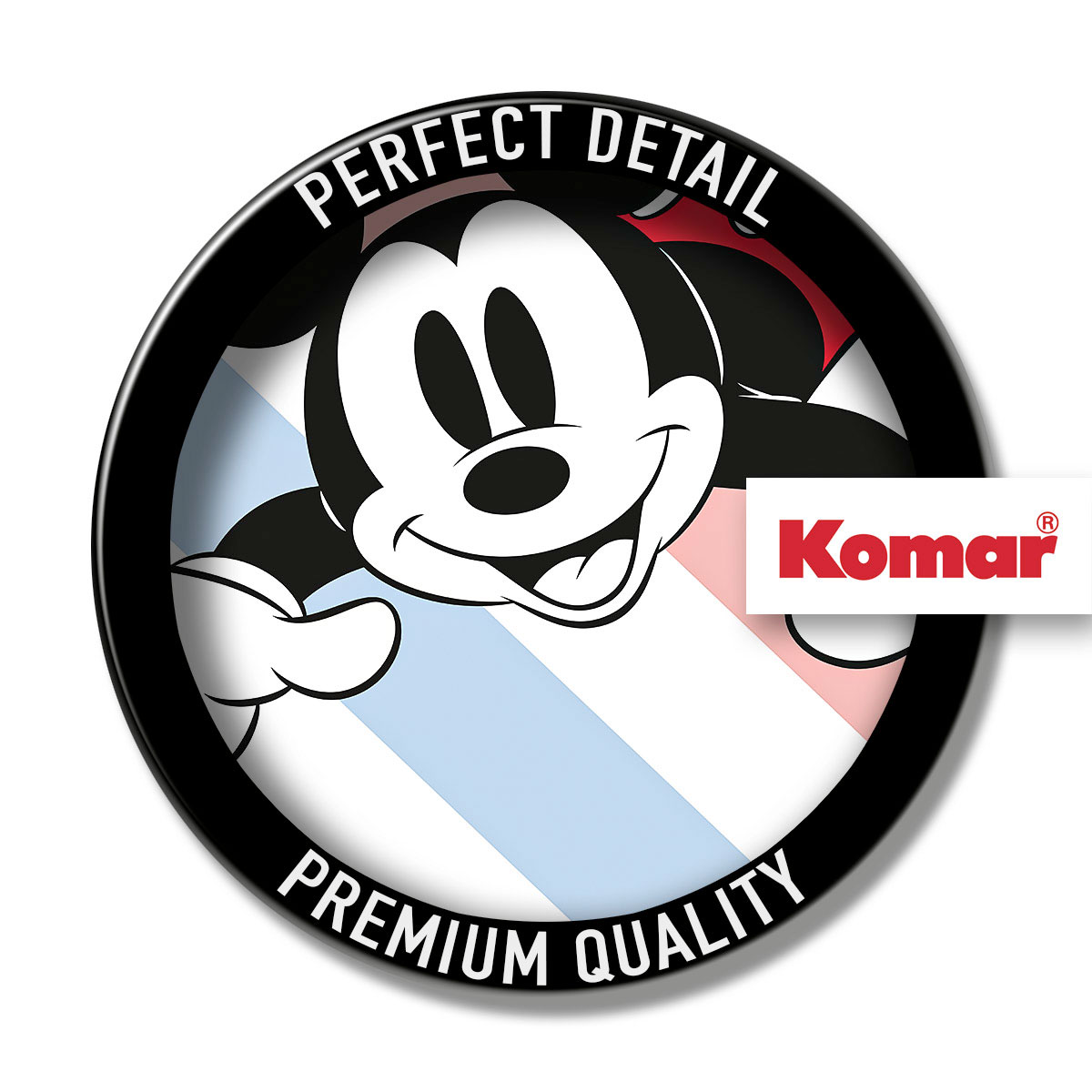 Komar  Selbstklebende Vlies Fototapete rund Mickey Hang in There Durchmesser 125 cm Bild 3