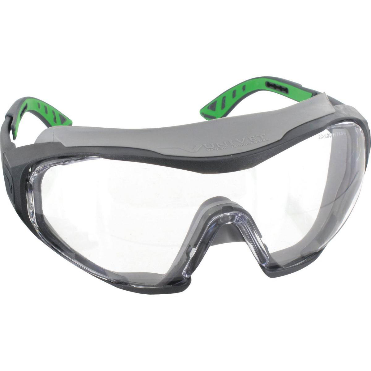 Vollsichtbrille klar verstellbare Bügel