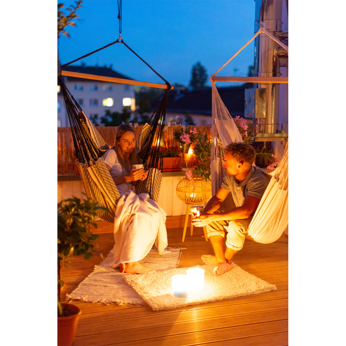 La Siesta Comfort Hängesessel HabanaZebra Bio-Baumwolle Bild 5