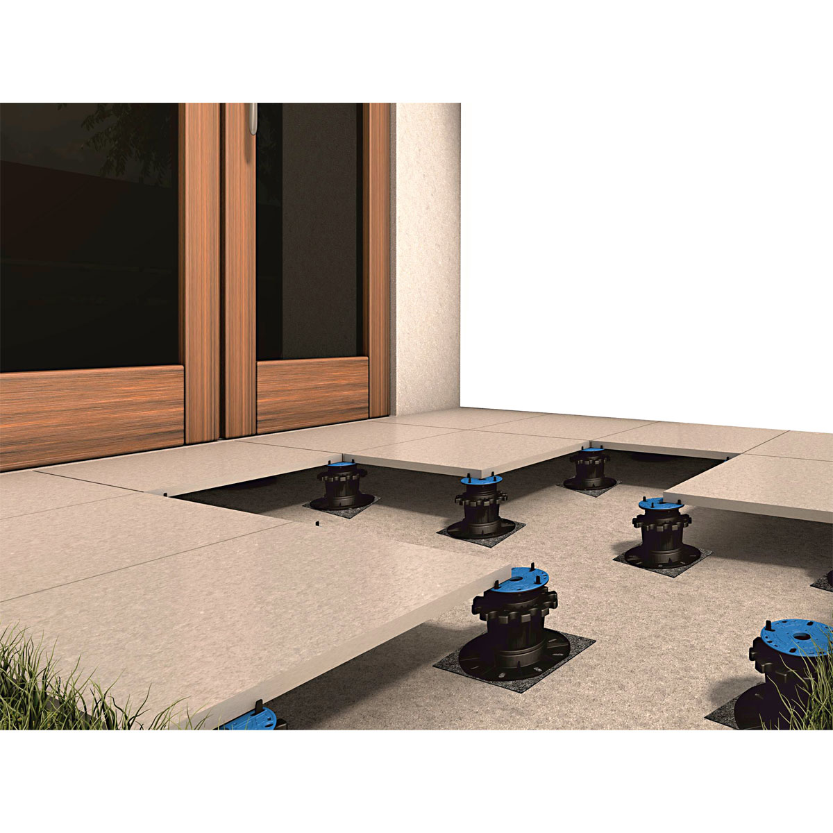 Terrassenlager Arkimede 35-60 mm inkl Dämmunterlage Bild 2