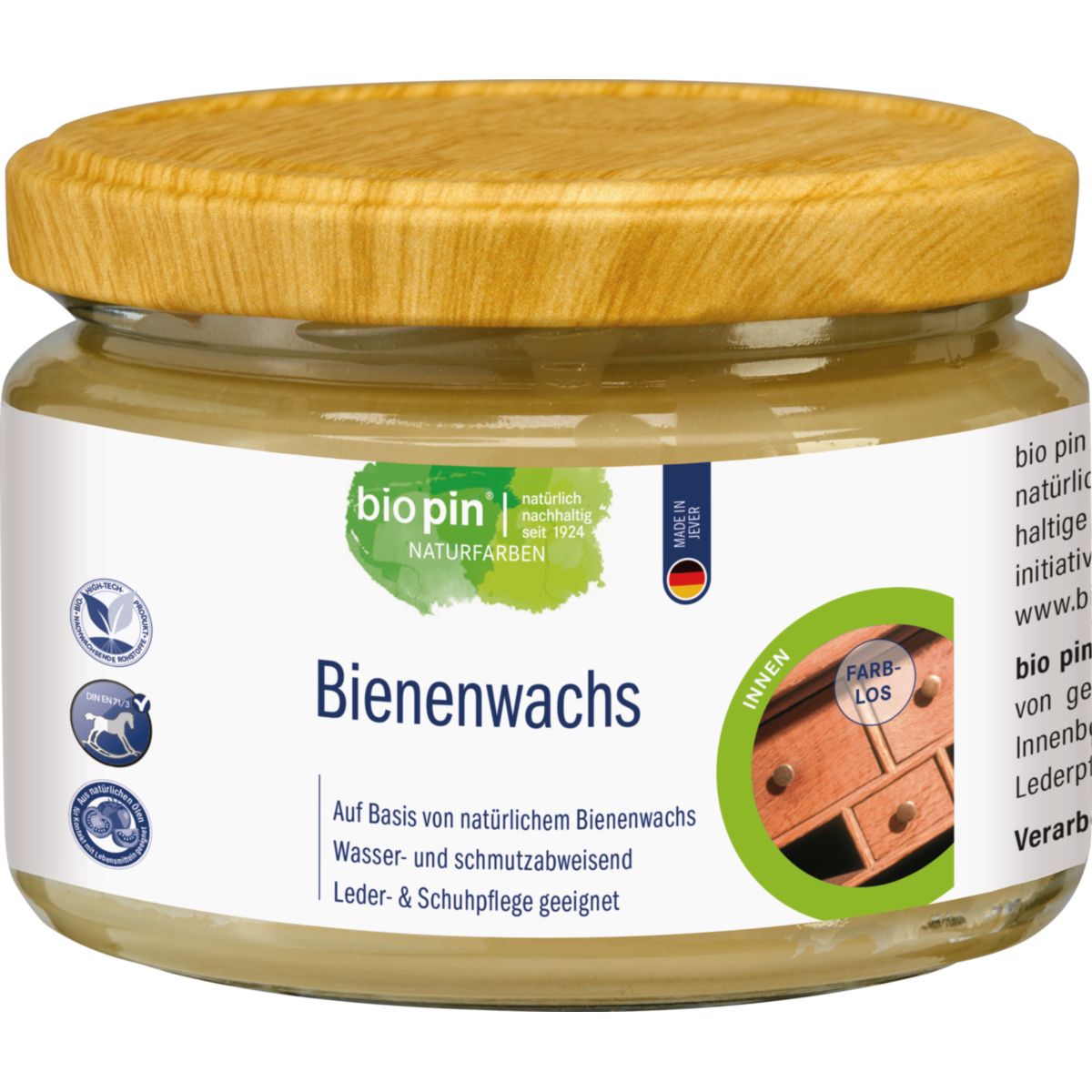Biopin Bienenwachs Farblos 0,250 l
