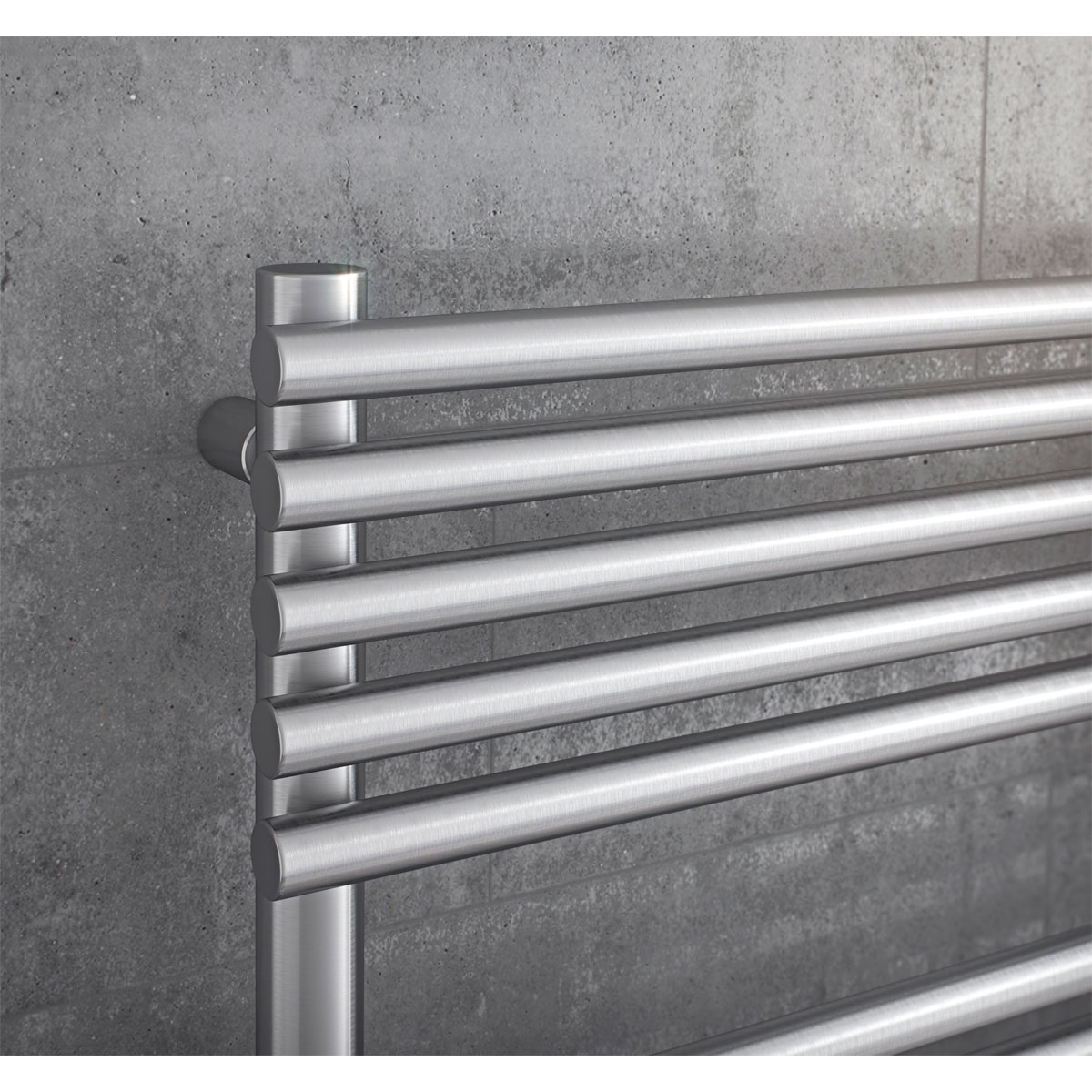 Ximax  Elektrischer Handtuchwärmer Tec-Edelstahl 1197 x 600 mm 600 Watt Typ 3 Edelstahl Bild 2