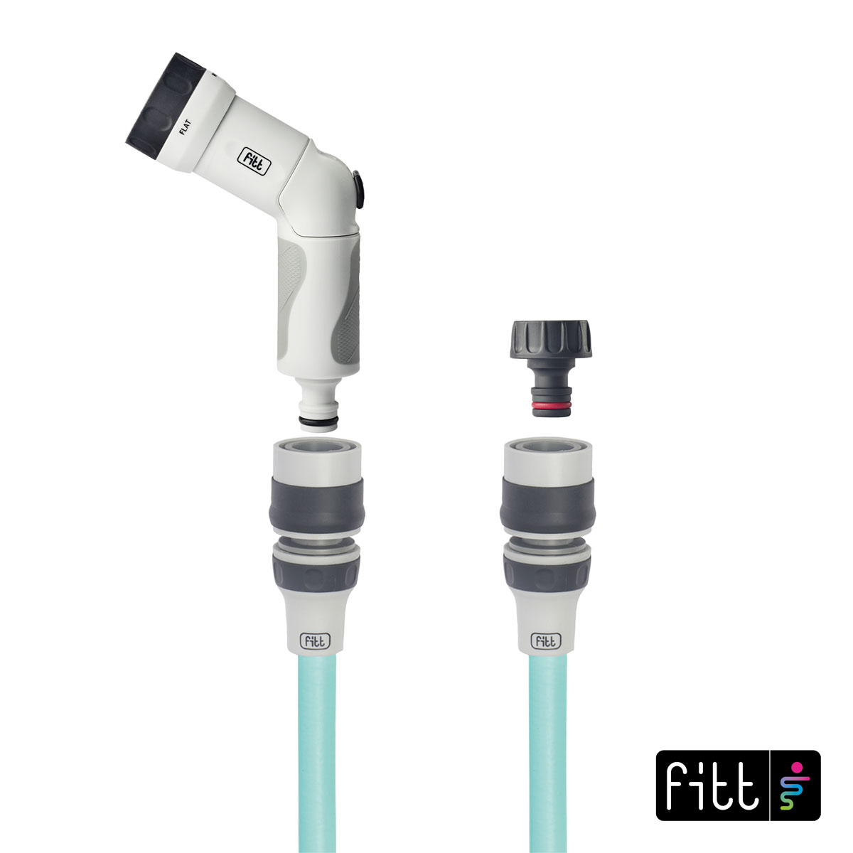 Gartenschlauch ausziehbar kompakt leicht und sofort einsatzbereit 15 m mit Multifunktions-Pistole Bild 5