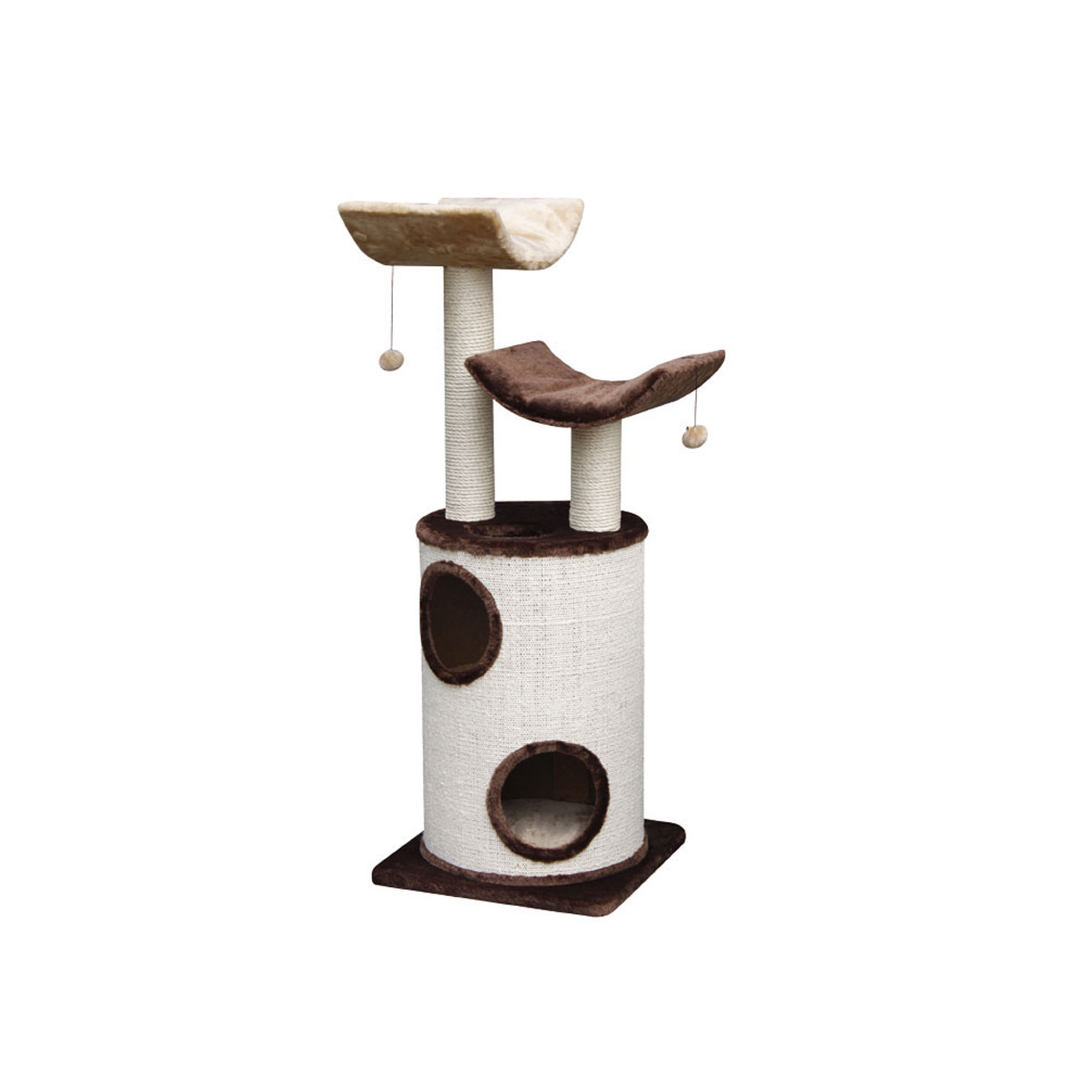 Nobby Kratzbaum Kaduna 45 x 45 x 118 cm beige/ braun