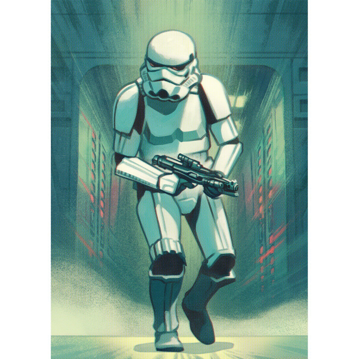 Komar  Vlies Fototapete Mandalorian Stormtrooper Print 200x280 cm Bild 2