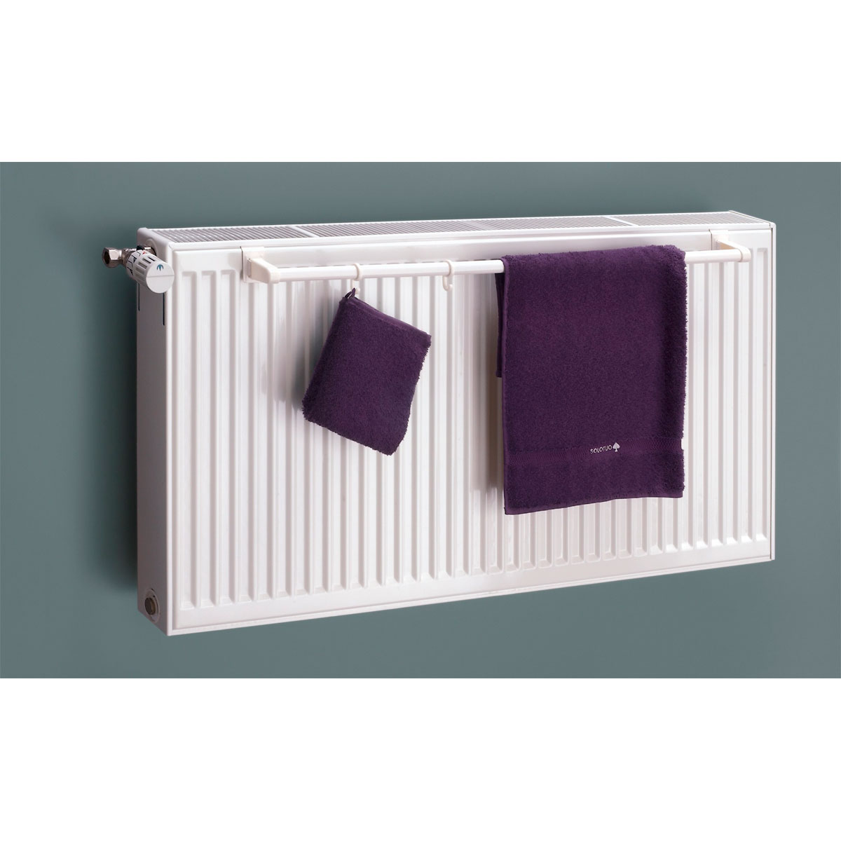 Ximax  Heizkörper Zubehör Handtuchhalter für Kompaktheizkörper 740 mm Weiß