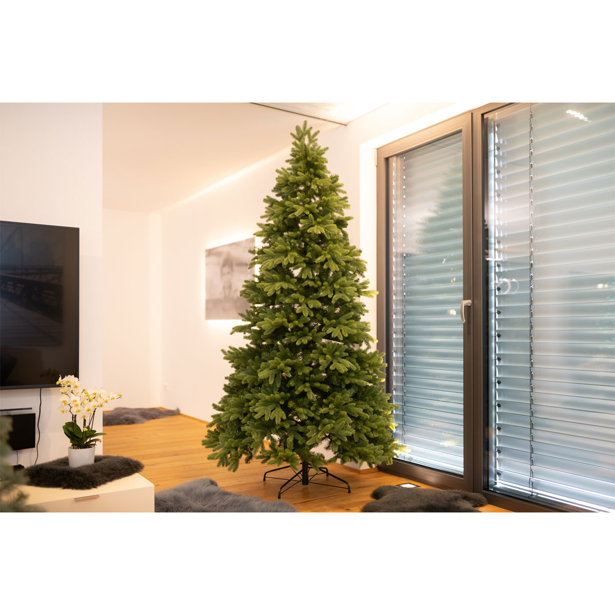 Künstlicher Weihnachtsbaum Roswell Kiefer 240 cm Grün Bild 2