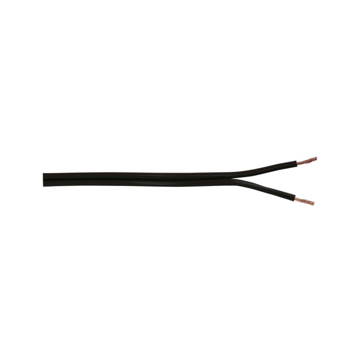 Zwillingsleitung YXFAZ 2 x 0,75 schwarz Meterware