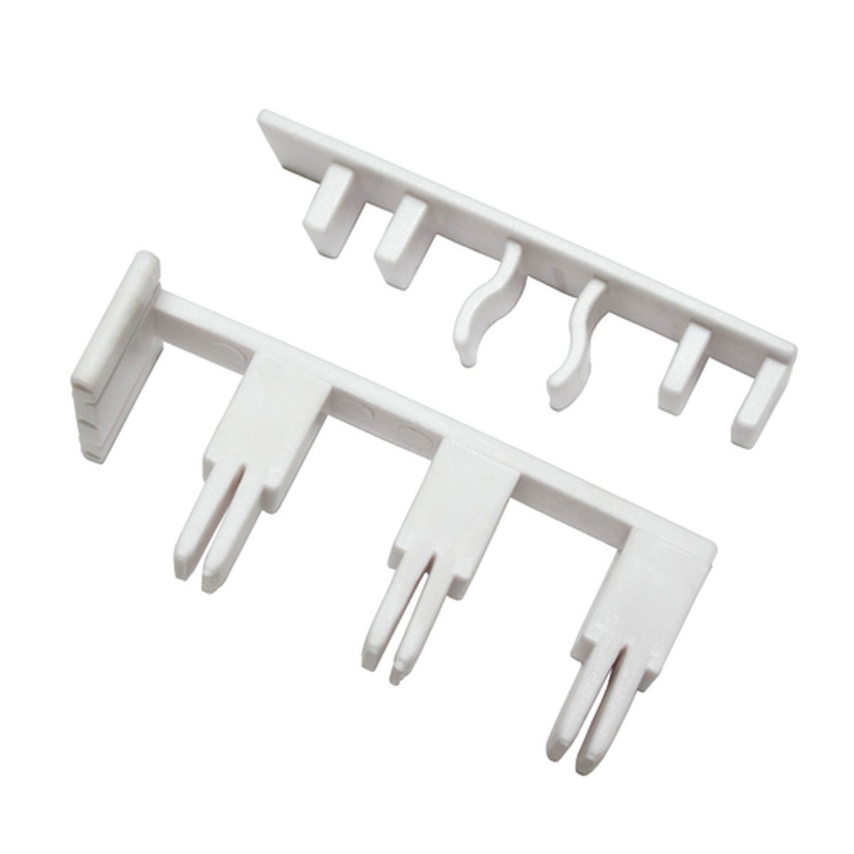 Gardinia Endstück mit Ausklinkung für 3-läufige Schienen weiß Bild 1