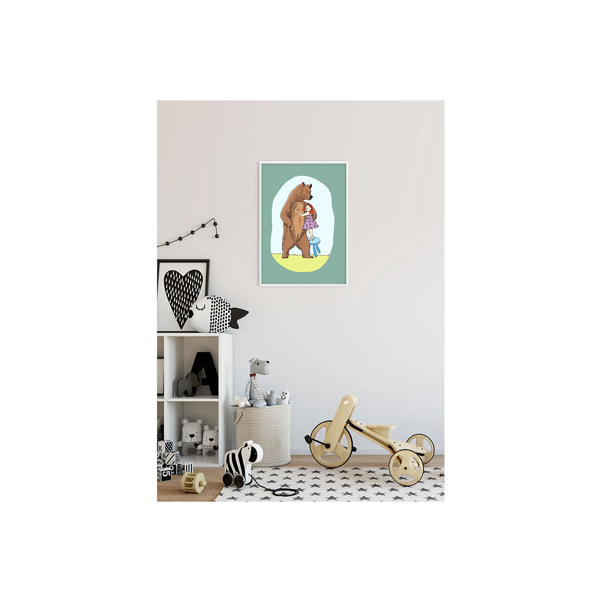 Komar  Wandbild Lili and Bear 50x70 cm Bild 4