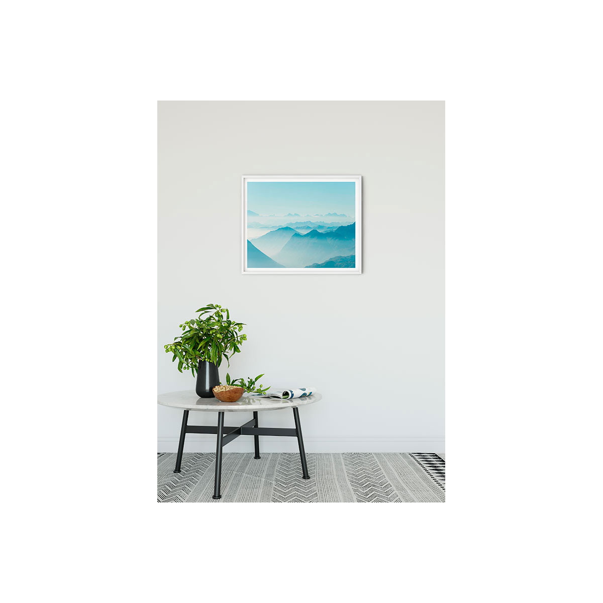 Komar  Wandbild Mountain View 50x40 cm