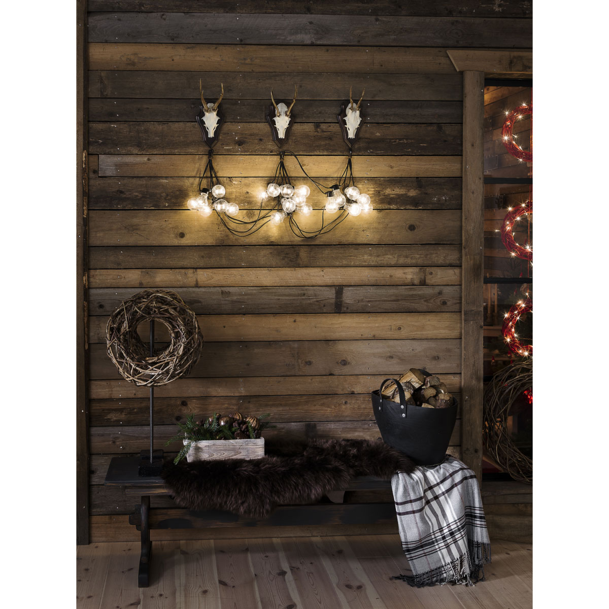 Konstsmide LED-Biergartenlichterkette Außen Bild 3