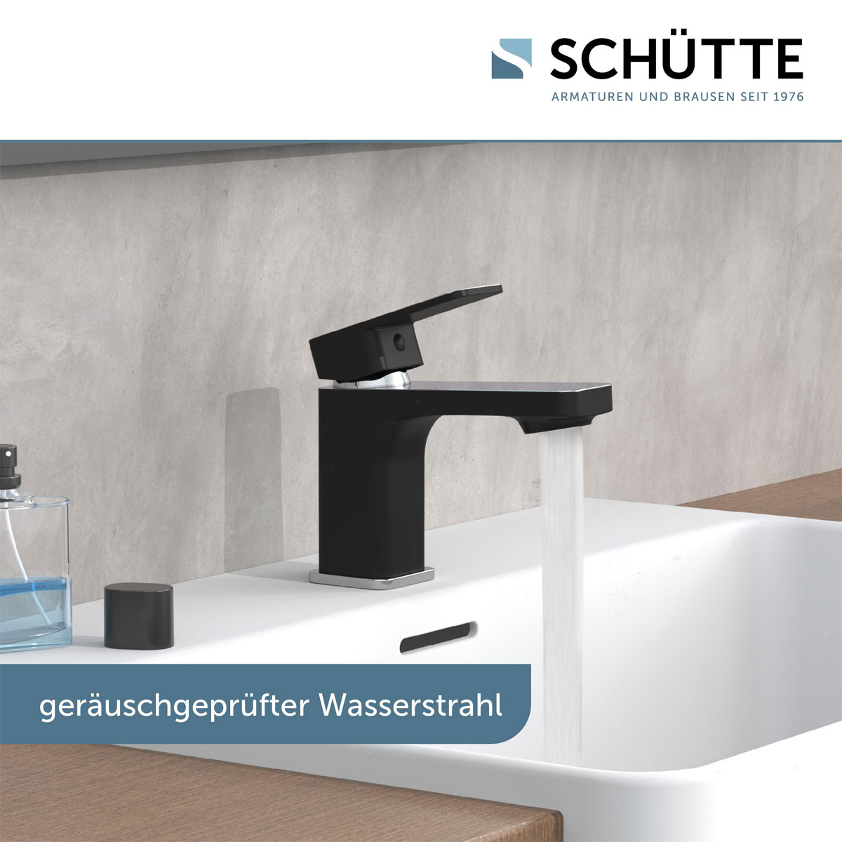 Schütte  Waschtischarmatur „Madagaskar“ schwarz/chrom Bild 5