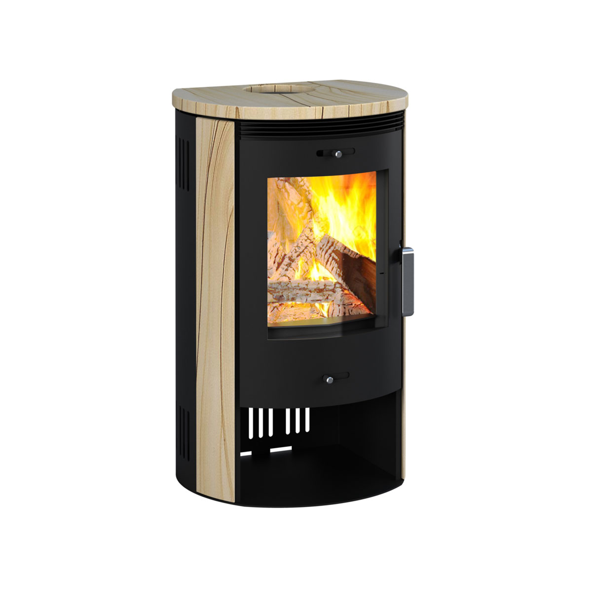 ACCENTE Kaminofen Nyborg 3.0 Sandstein Bild 2