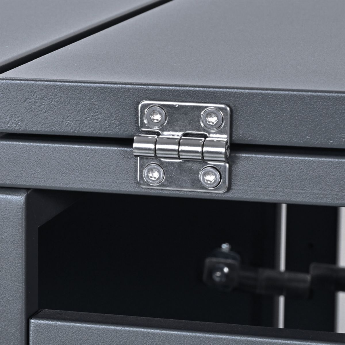 Westmann Mülltonnenbox Tonus 2 2 x 240L Anthrazit|80x132x116 cm Bild 8