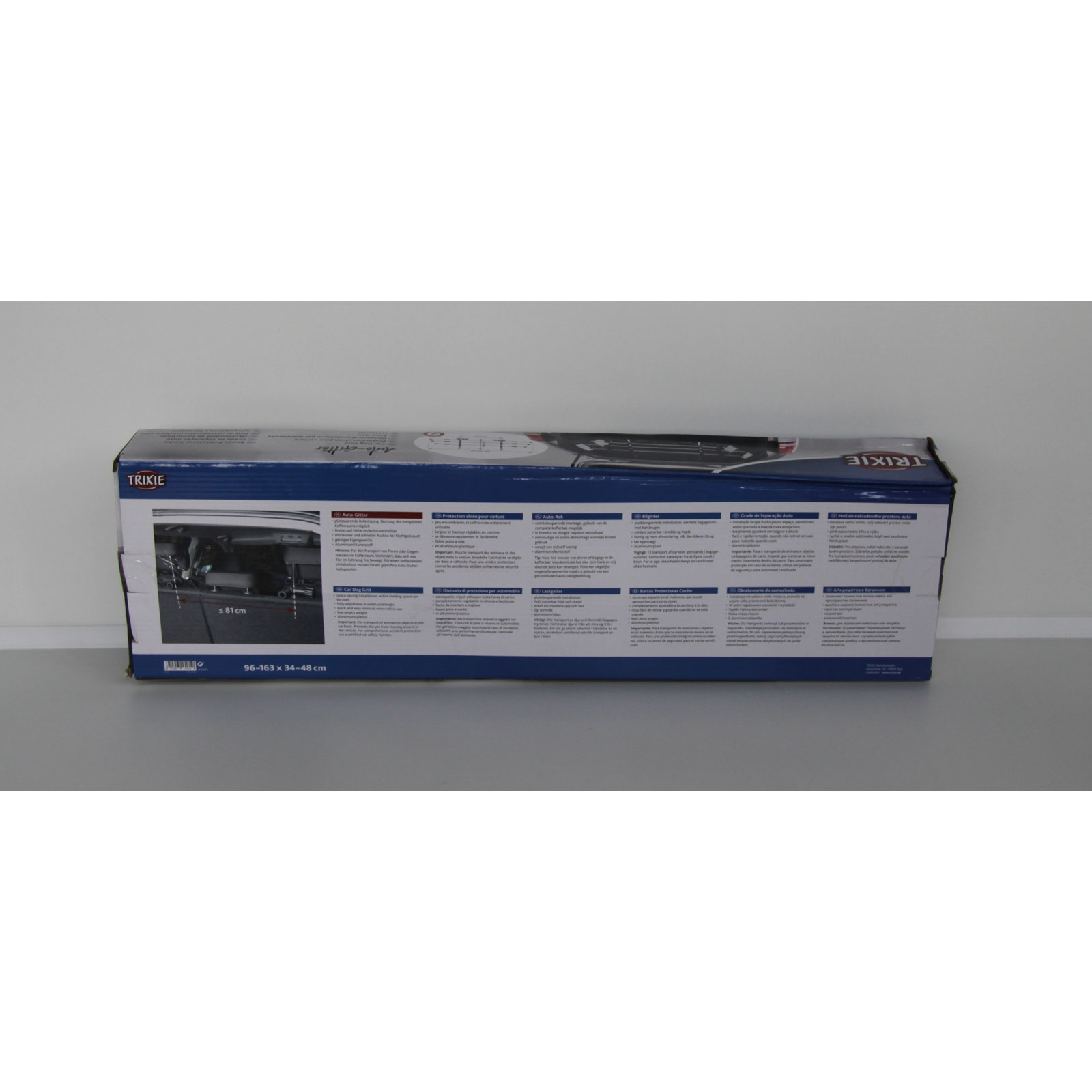 Trixie Auto Gitter für den Kofferraum silber/schwarz Bild 2