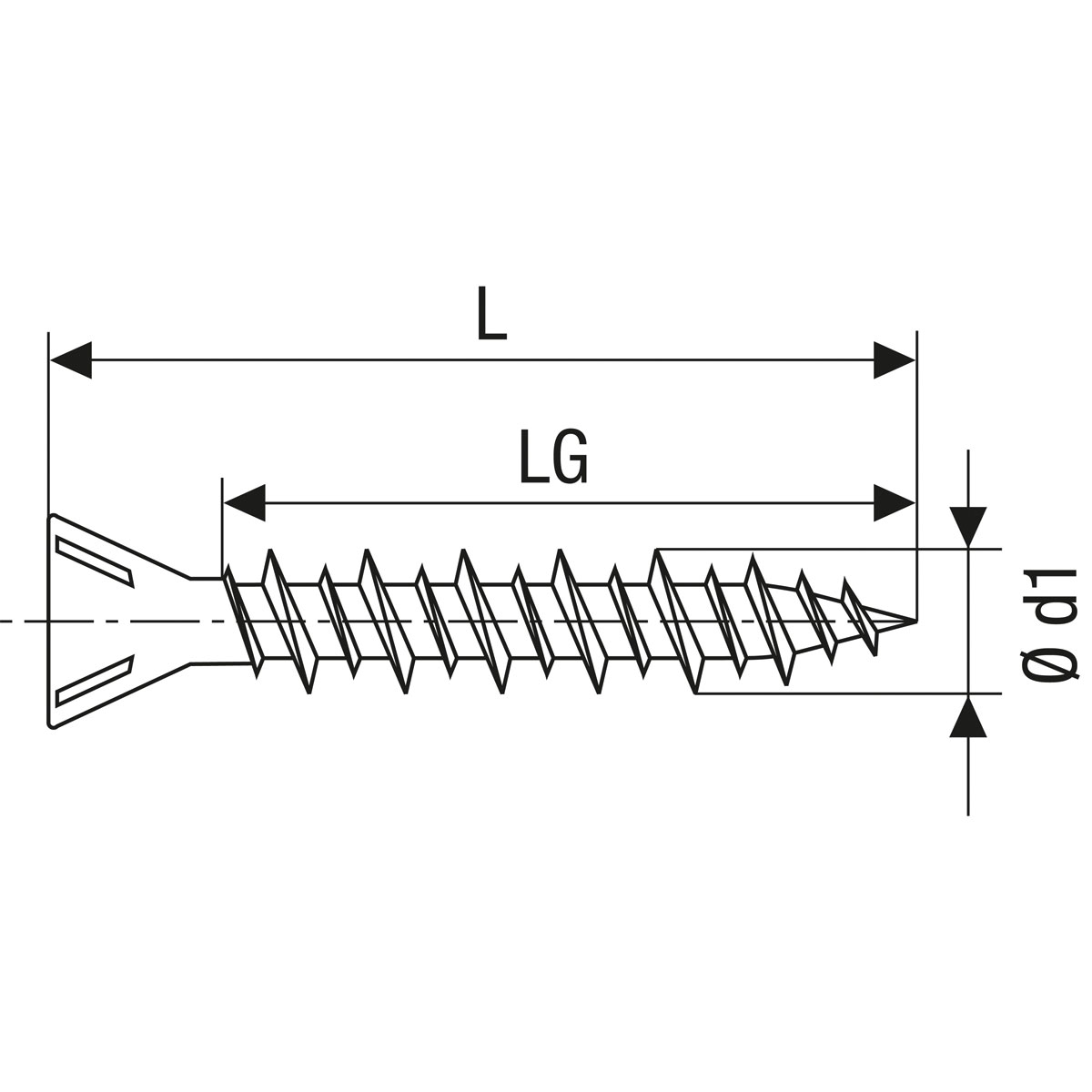 Gix Trockenbauschraube C für Gipsfaser 3,9 x 35 Bild 2