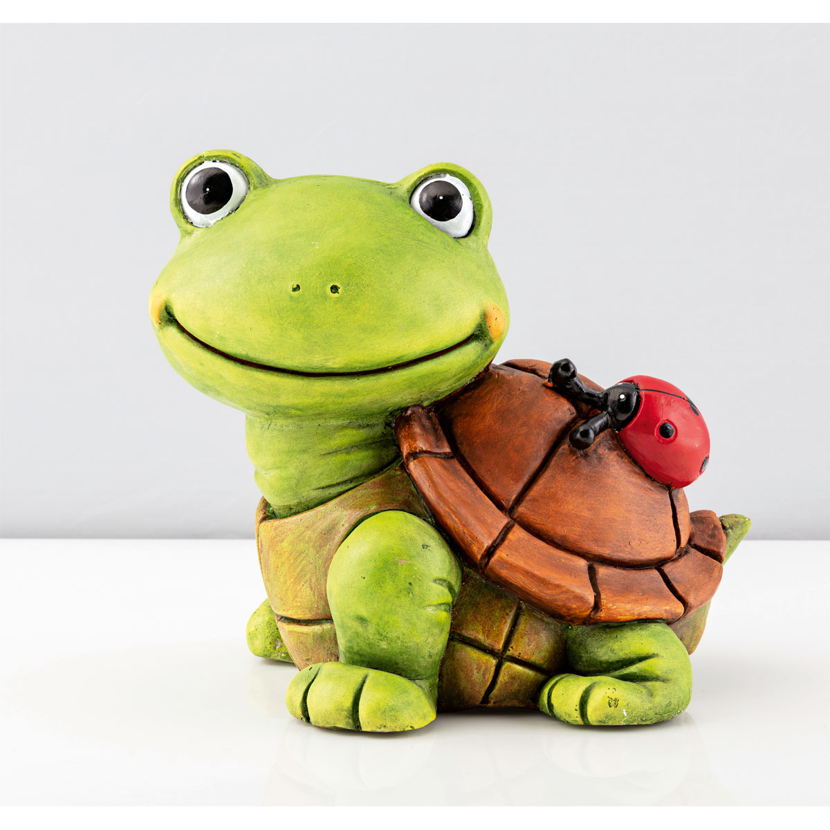 Haveson Schildkröte mit Marienkäfer 36,5 x 29,5 x 32,5 cm