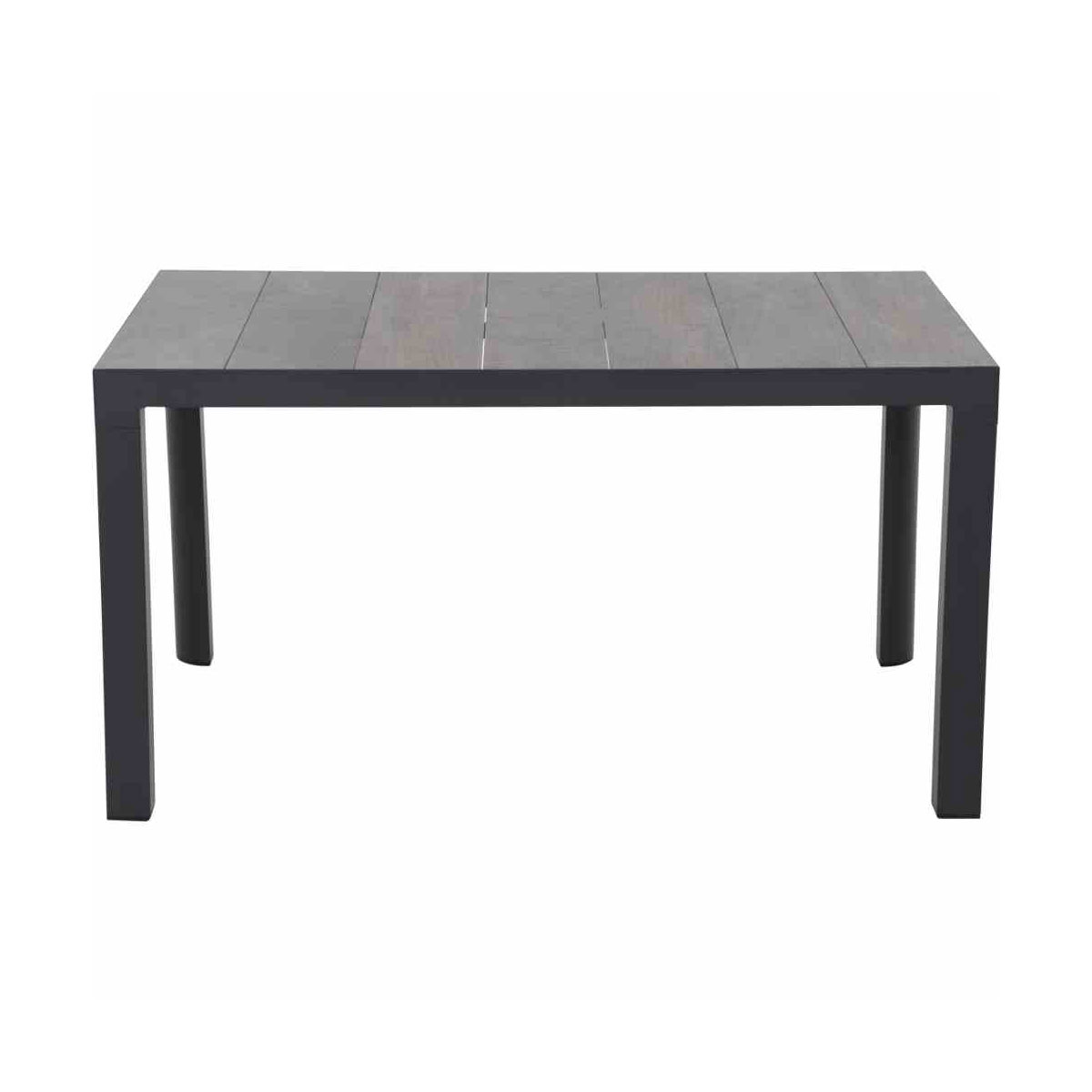 Siena Garden Dining Tisch Silva 160 x 90 x 74 cm matt anthrazit/washed grey Bild 2