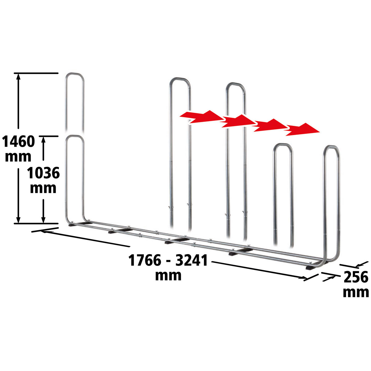 Wolfcraft  Stapelhilfe Modular XXL für Brennholz Bild 9
