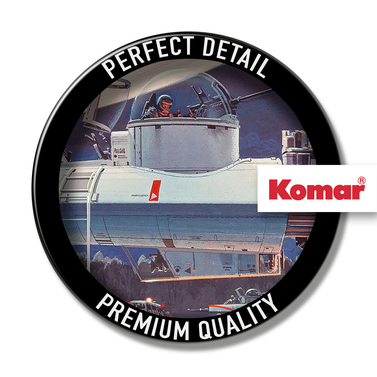 Komar  Vlies Fototapete Star Wars Classic Yavin Hangar 500x250 cm Bild 4