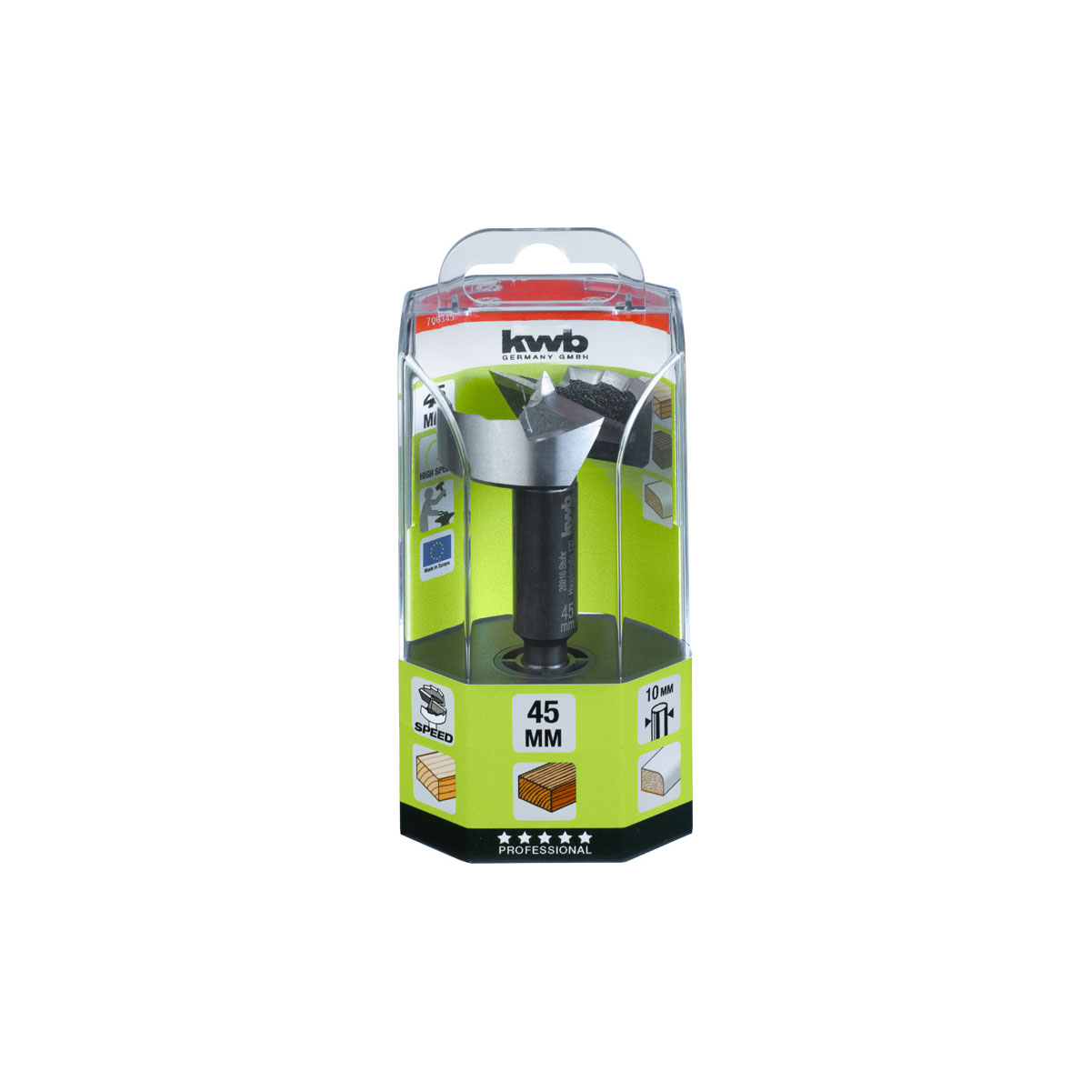 kwb  Forstnerbohrer Speed Durchmesser 45 mm Bild 2