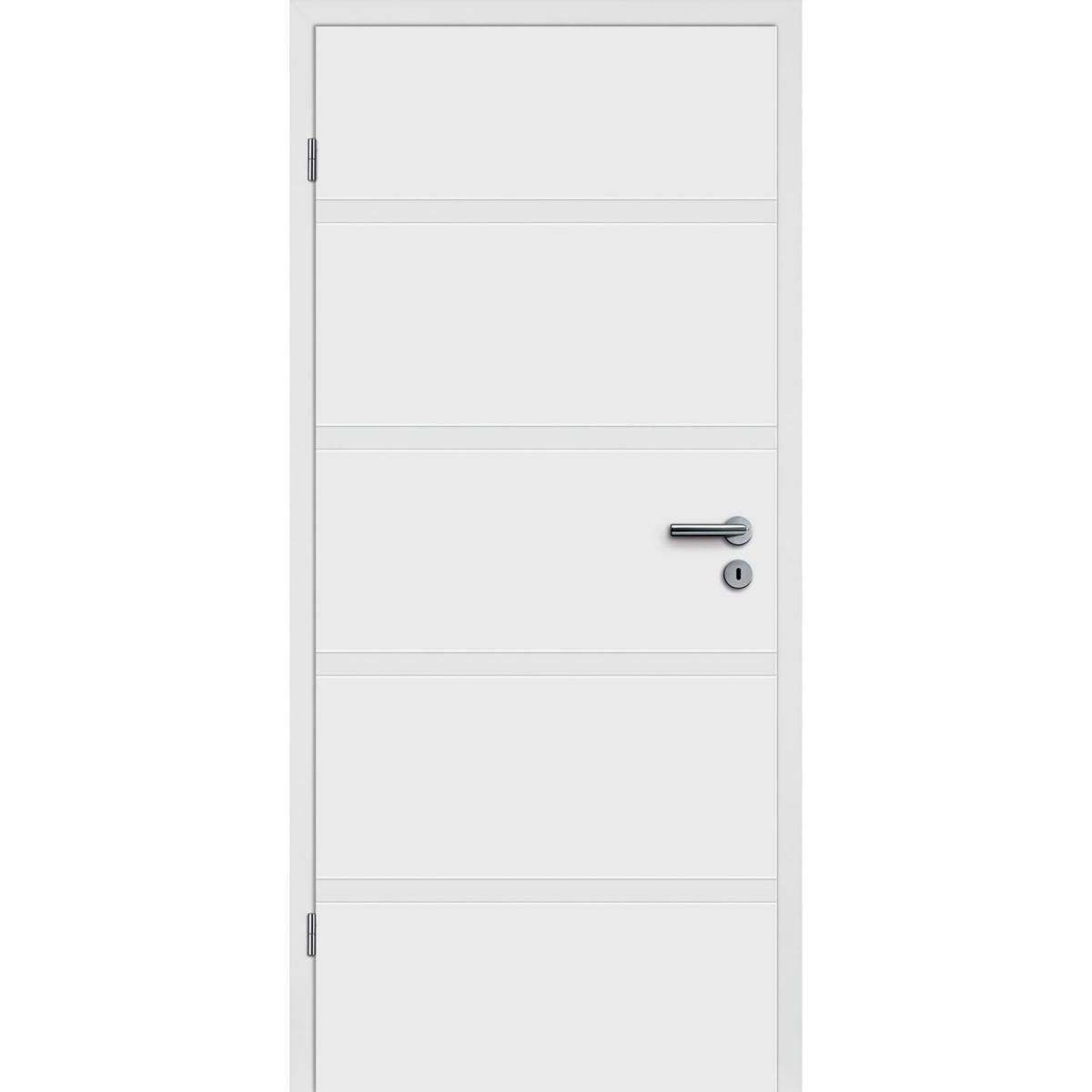 Borne Zimmertür Fila 10 Weißlack 61 x 198,5 cm DIN links