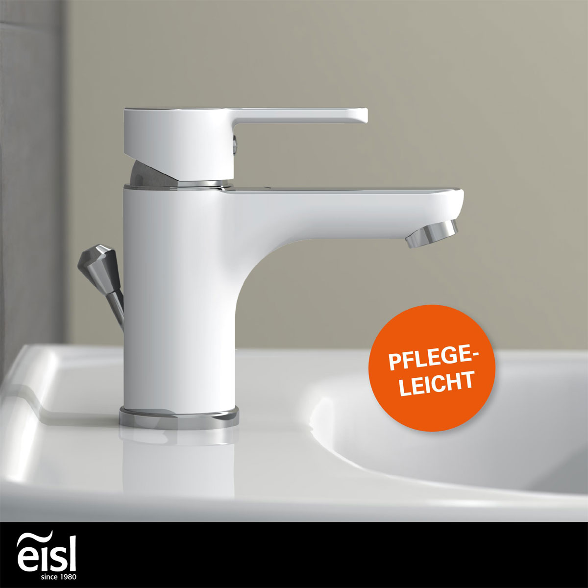 Waschtischarmatur Diziani chrom- weiß Bild 10