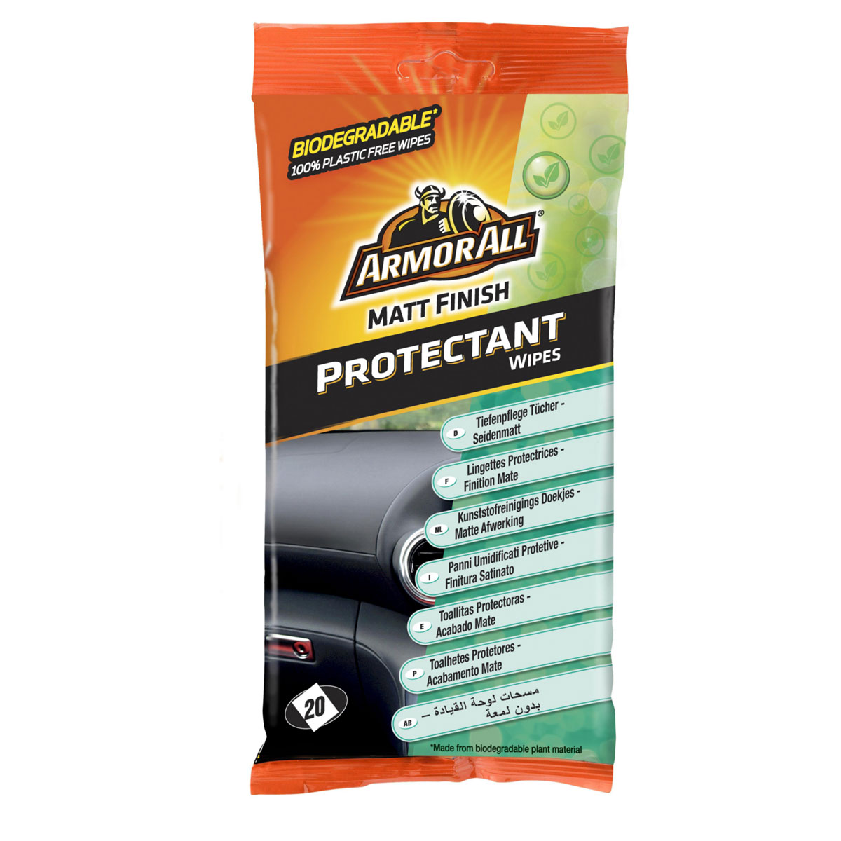 Kunststoff-Pflegetücher Matt 20 Stück