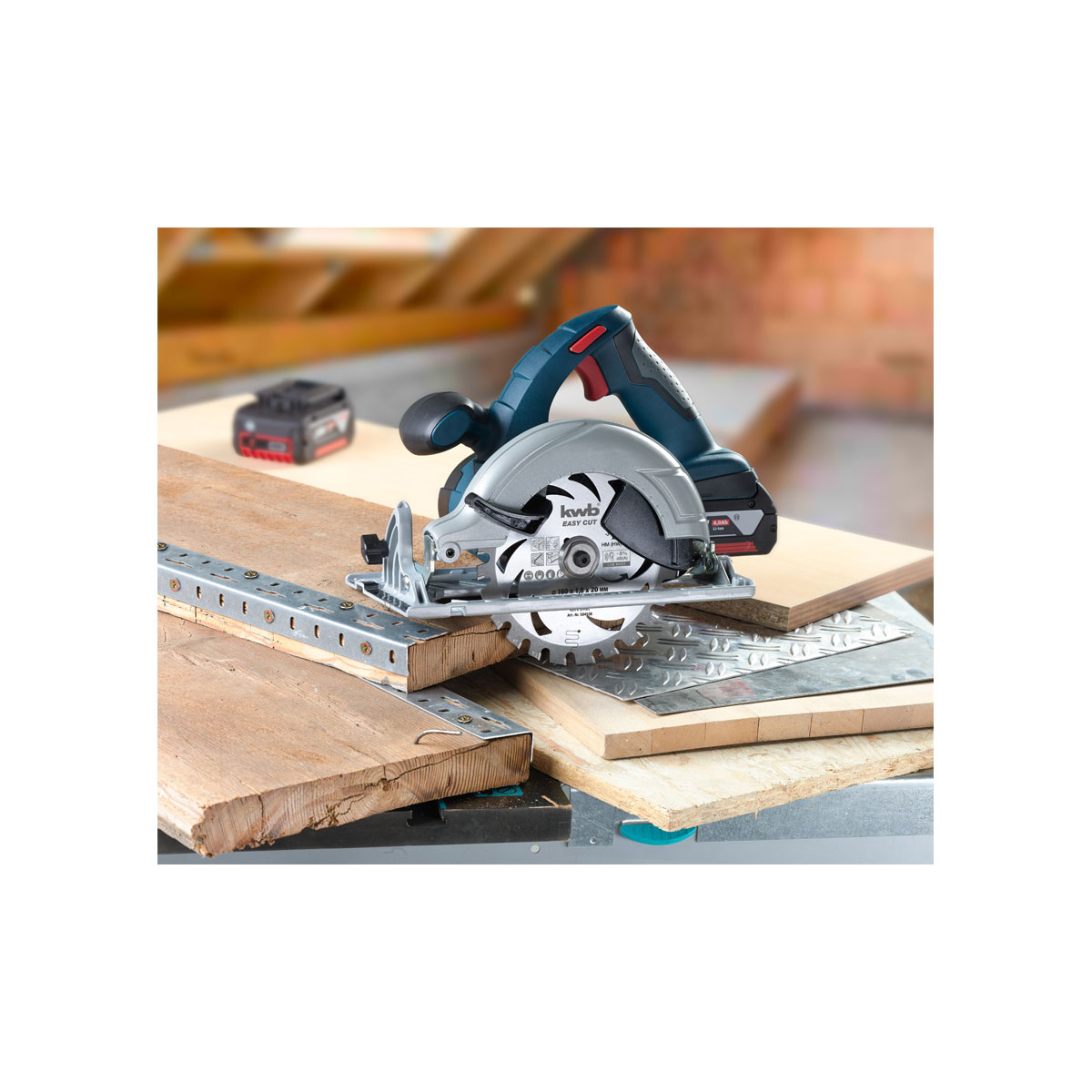 kwb  Dünnschnitt-Kreissägeblatt Easy Cut Durchmesser 184 x 20 mm Bild 3