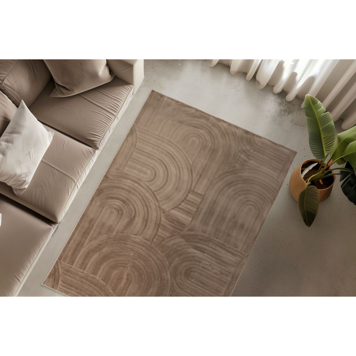 Cosmic 526 Taupe 160cm x 230cm Bild 6